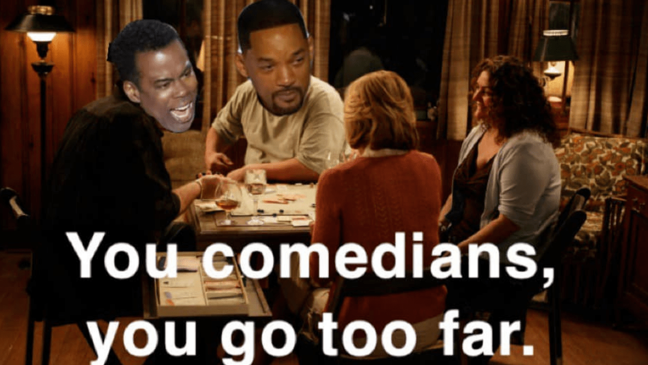 Sopranos Memes Oscars 2022 Chris Rock Will Smith bitch slap