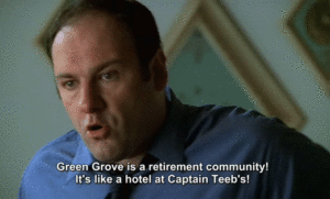 Tony Sopranos Shouts at his mother about Green Grove Retirement Community 