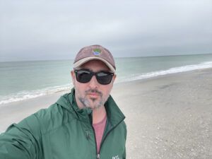 This is a photograph of Ryan Miner at Boca Grande Beach in Southwest Florida. 